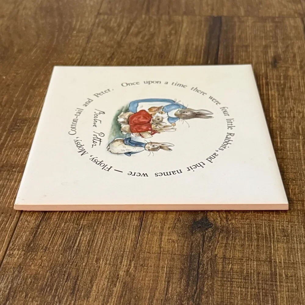 Peter Rabbit Trivet by Wedgwood of Etruria & Barlaston Made in England